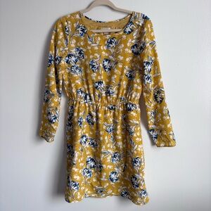 J Crew Women’s Yellow Floral dress size 6